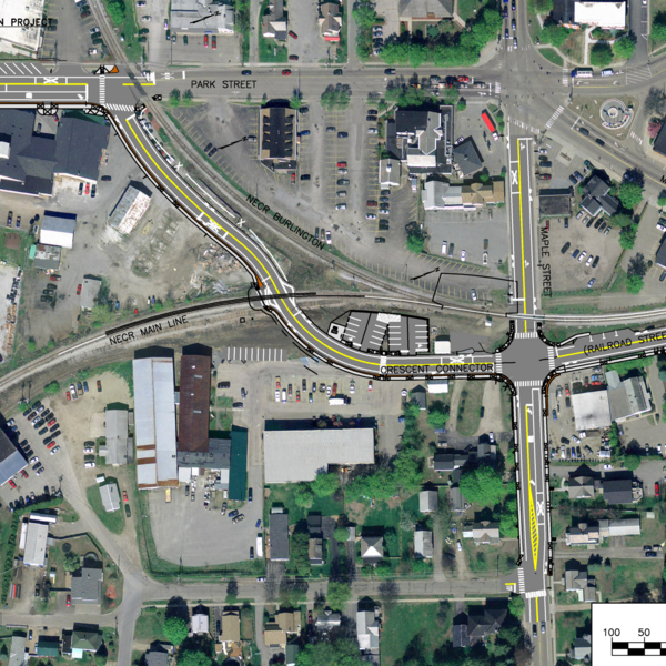 Crescent Connector map